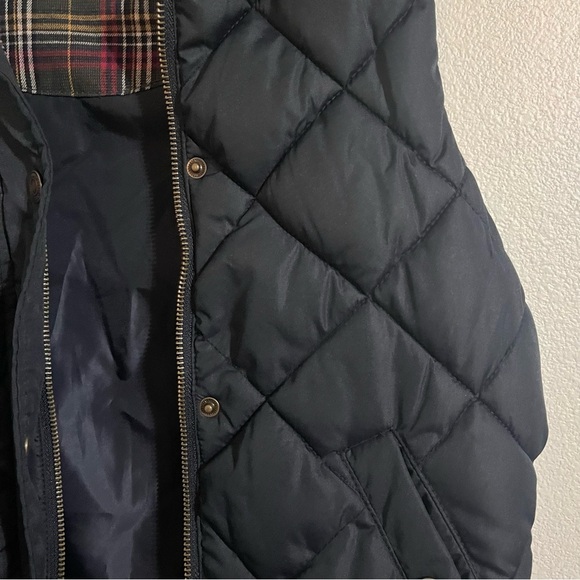 H&M LOGG Navy and Tan Quilted Vest Size 8 - Picture 6 of 6